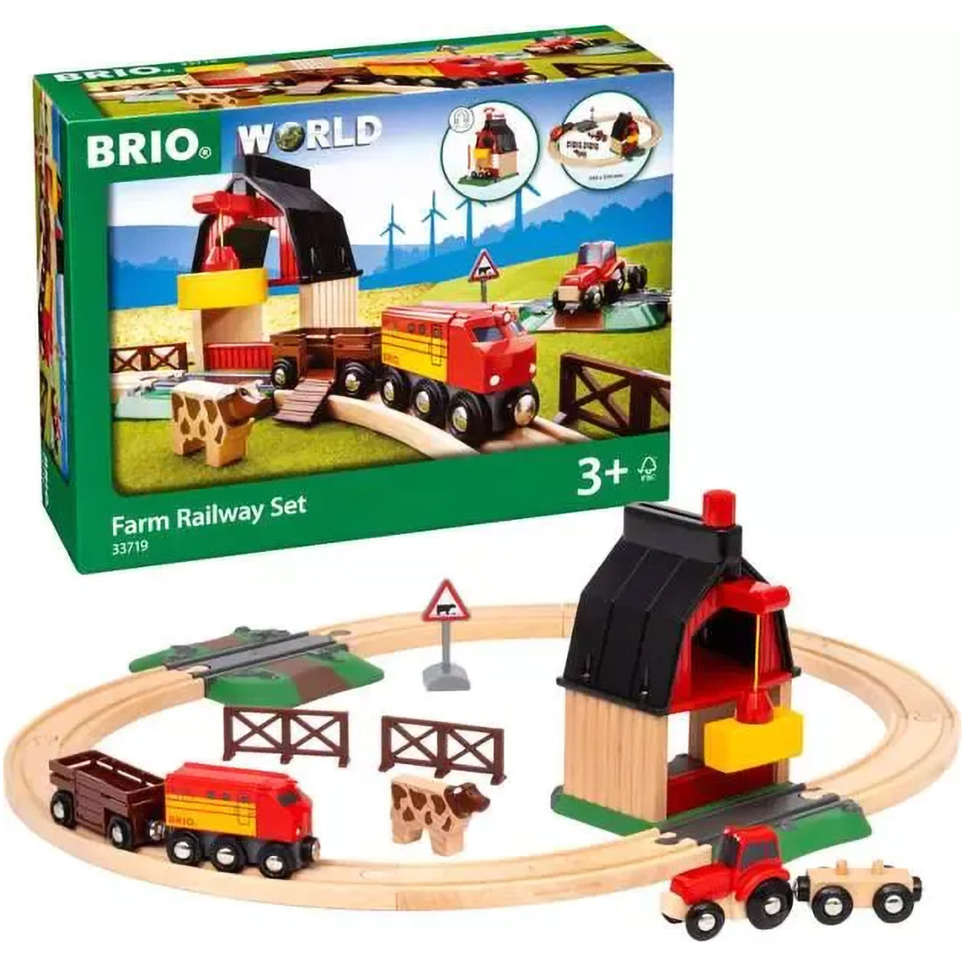 brio treinbaan - boerderij - 20-delig
