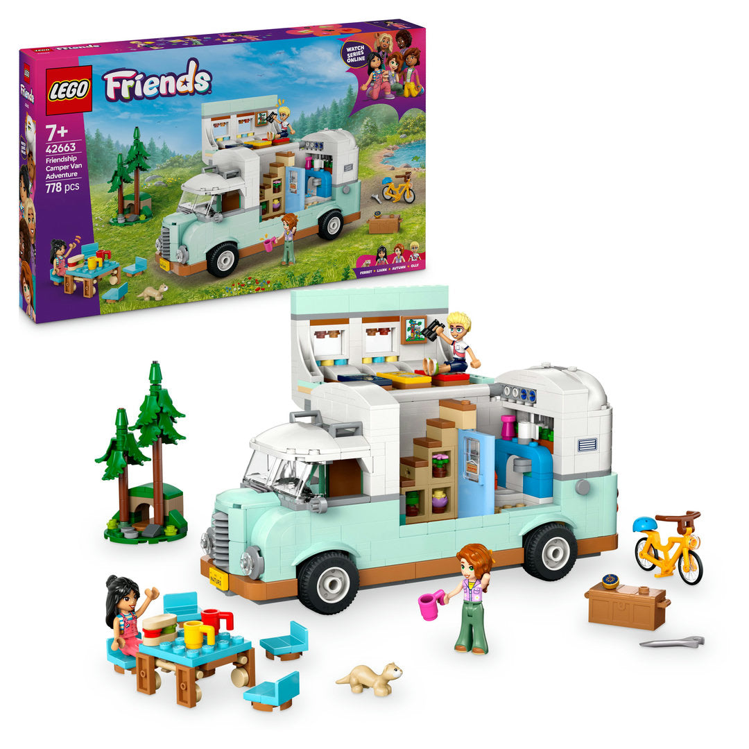 LEGO friends camperavontuur met vrienden bouwset