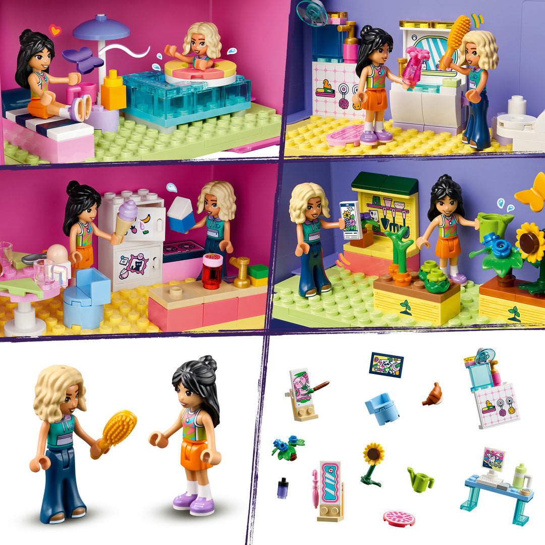 lego friends creatieve poppenhuiskoffer poppenhuis met poppetjes | 42697 | 3