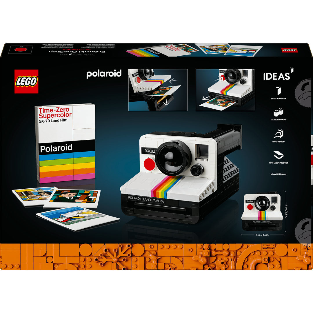LEGO ideas polaroid onestep sx-70 camera set