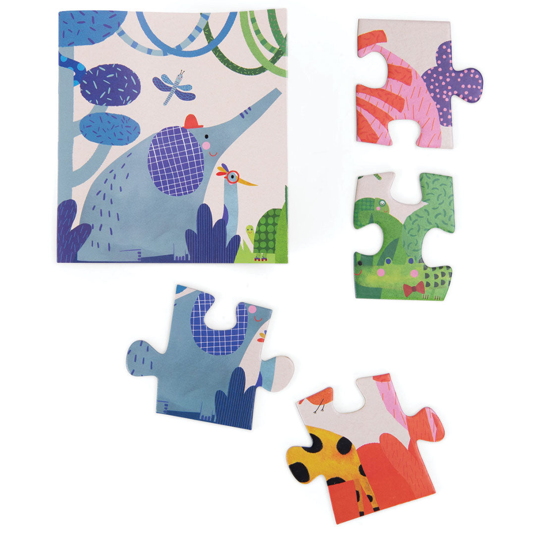 moulin roty puzzel glow-in-the-dark - les toupitis - waterval - 24st | 679440 | 3