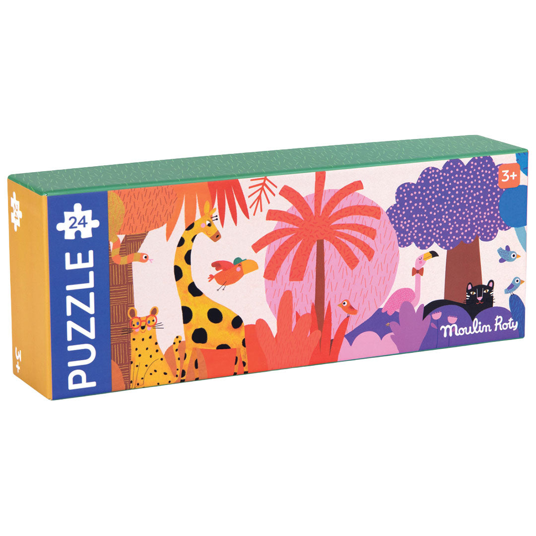 moulin roty puzzel glow-in-the-dark - les toupitis - waterval - 24st | 679440 | 1