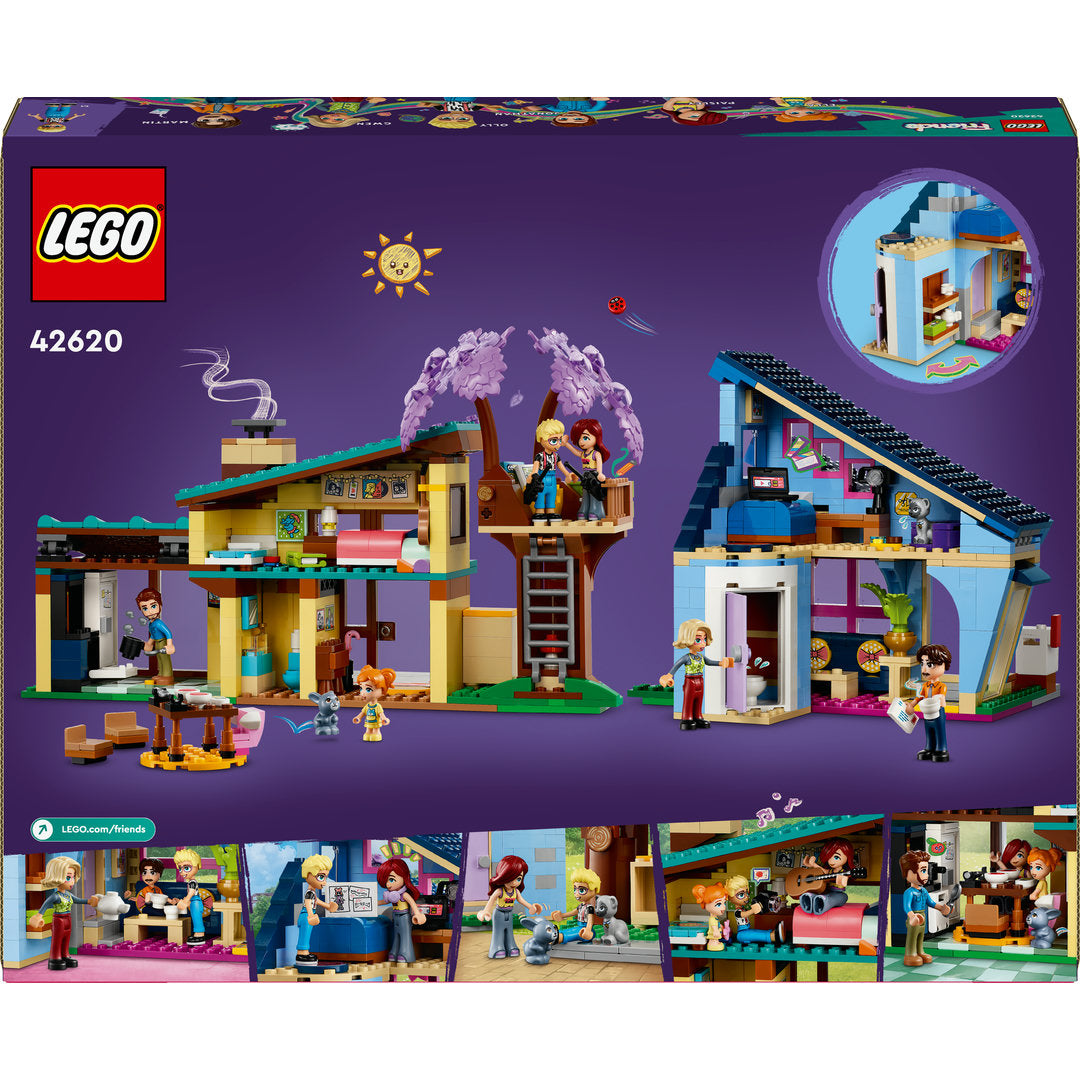LEGO friends olly en paisley's huizen