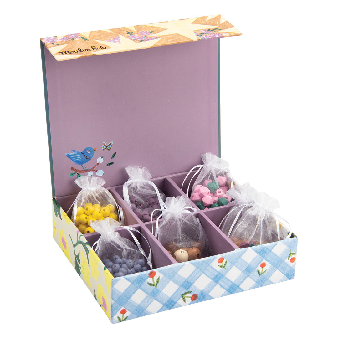 moulin roty houten kralenset les minouchkas | 681624 | 4