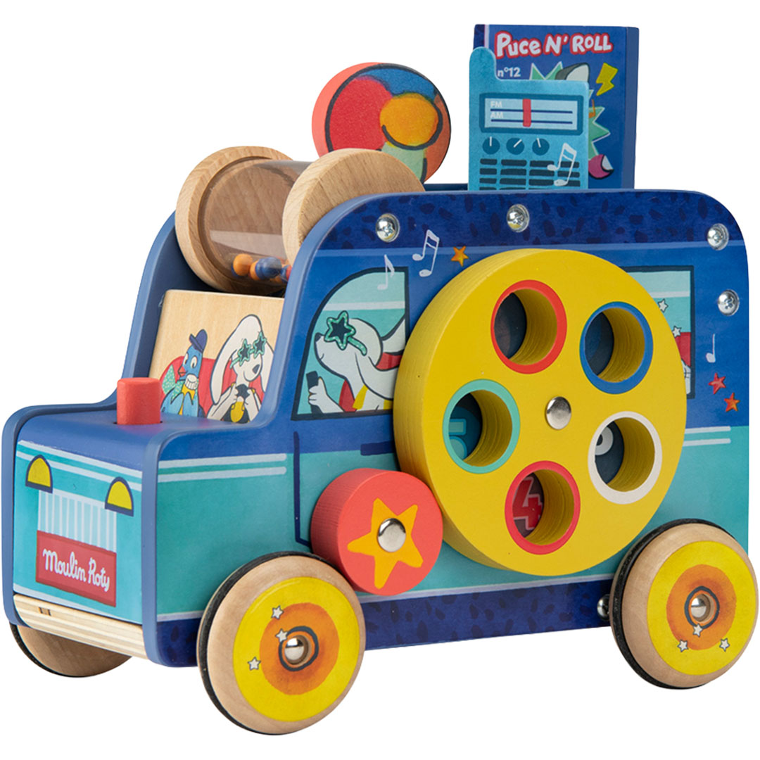 moulin roty activiteitenauto puce & pilou