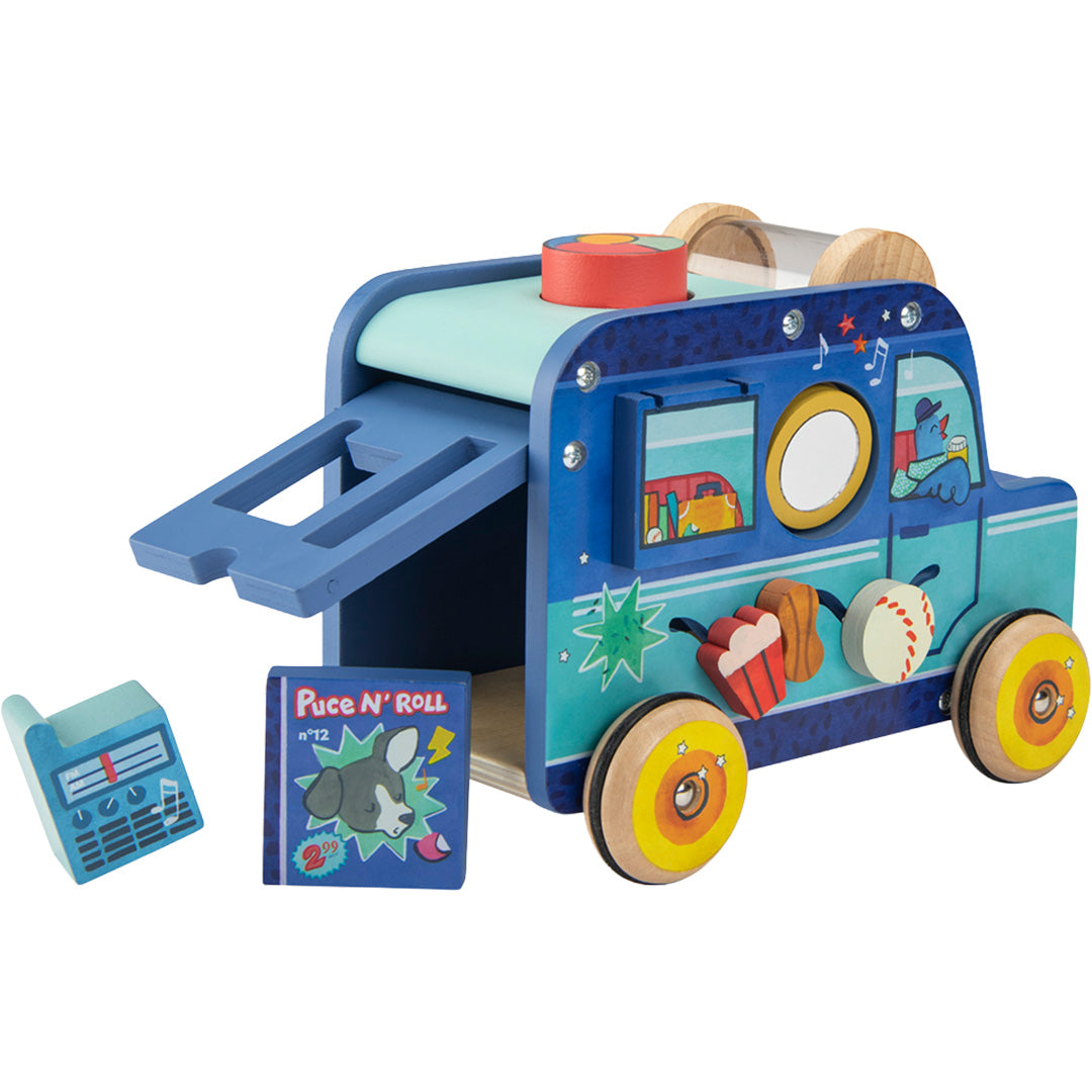 moulin roty activiteitenauto puce & pilou