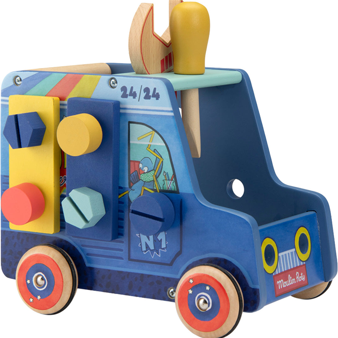 moulin roty activiteitenauto handyman - puce & pilou | 684373 | 