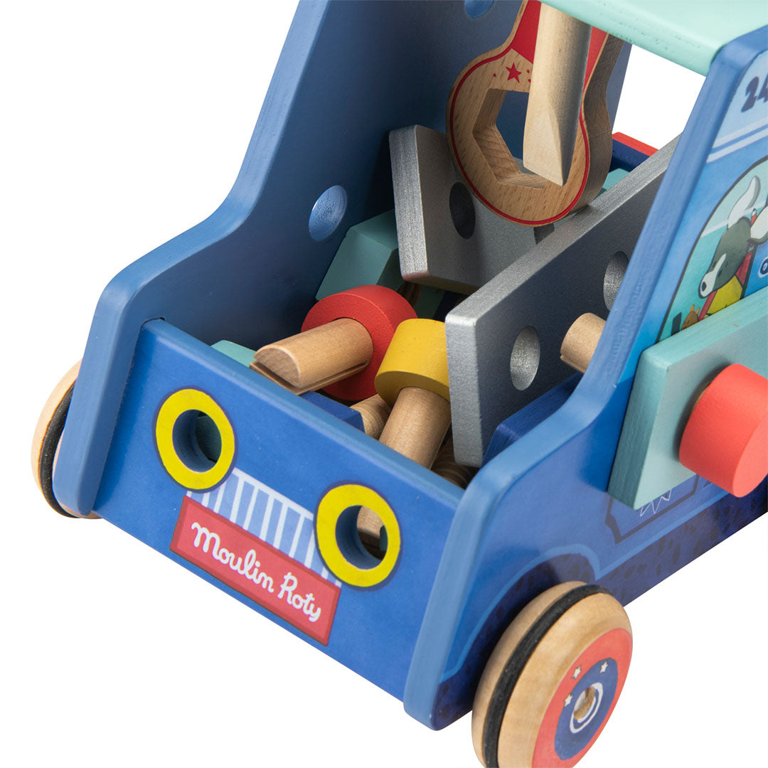 moulin roty activiteitenauto handyman - puce & pilou | 684373 | 5