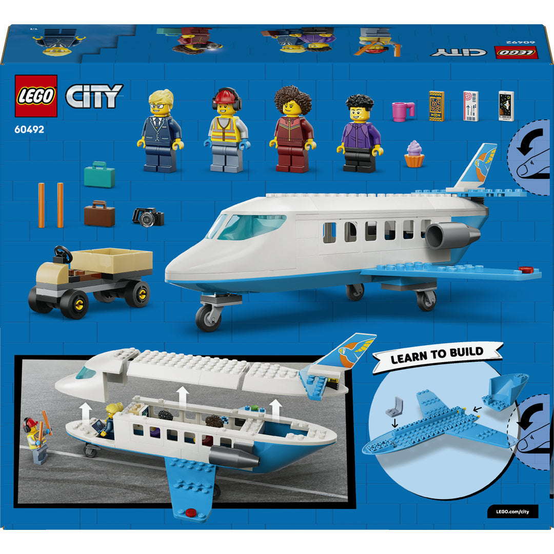 lego city passagierstoestel vliegtuig | 60492 | 5