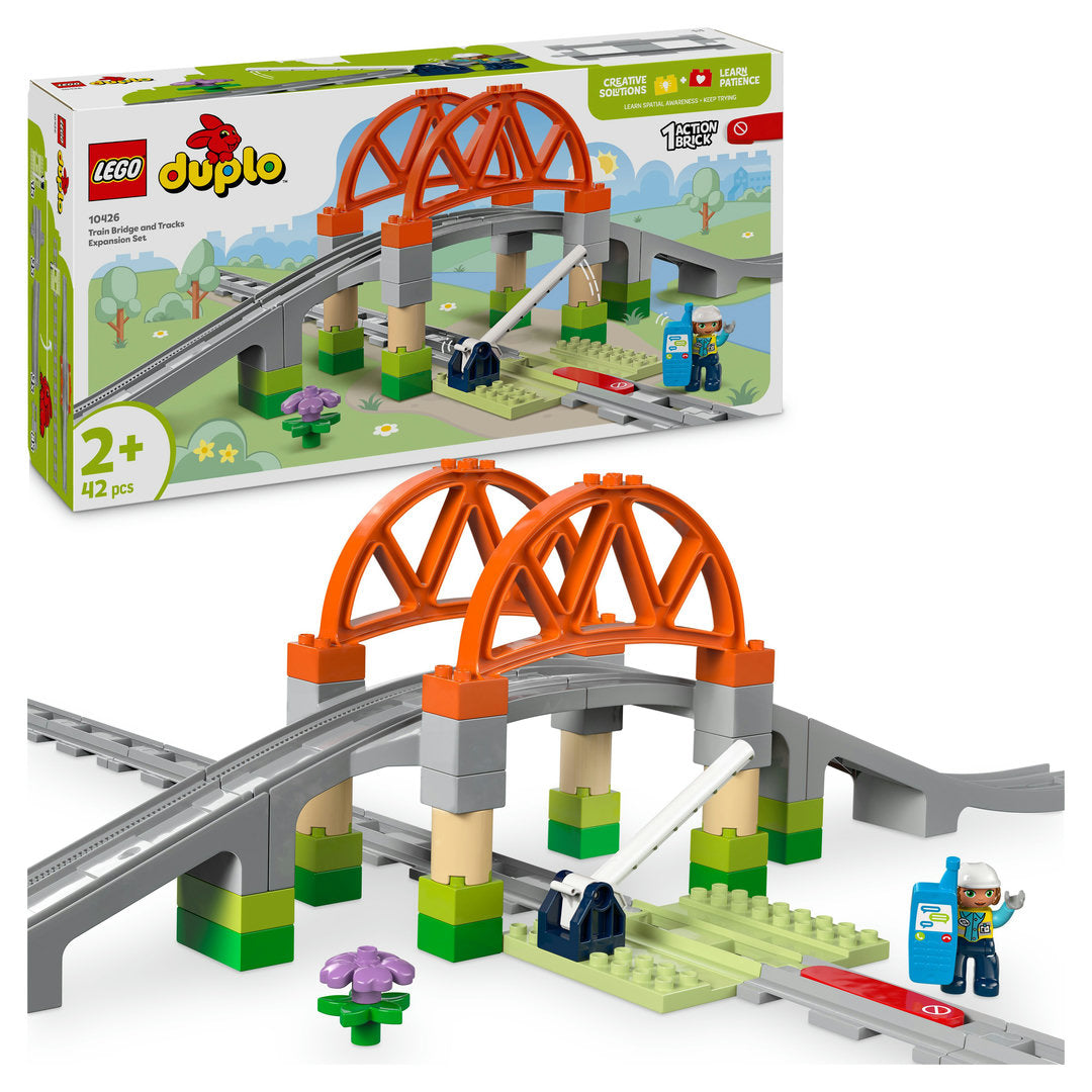 LEGO DUPLO stad treinbrug en rails uitbreidingsset
