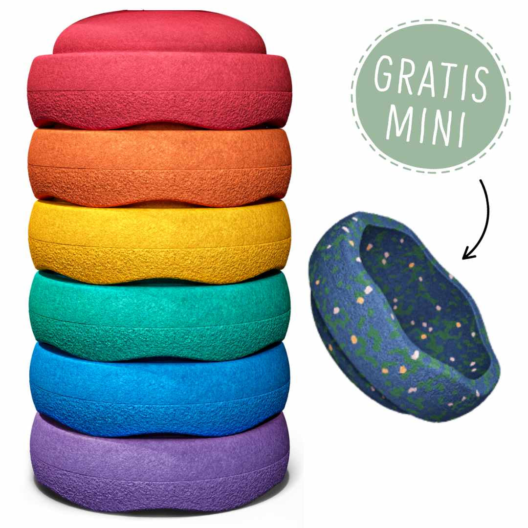 stapelstein rainbow MINI - classic - 6+1 gratis | 161621 | 1