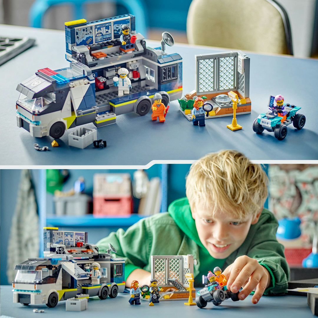 LEGO city politielaboratorium in truck