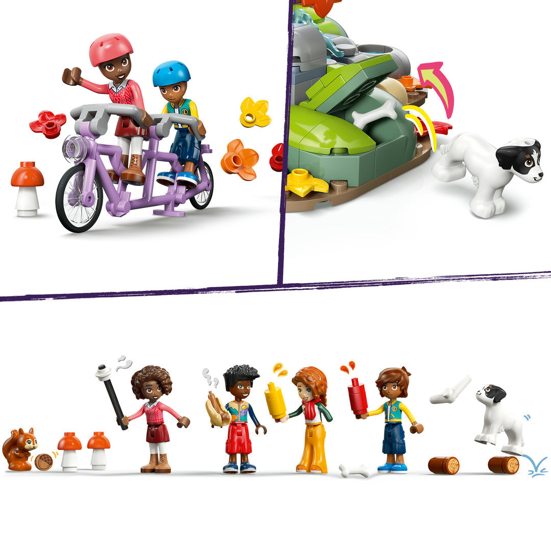lego friends gezellige boshut in de herfst | 42705 | 3