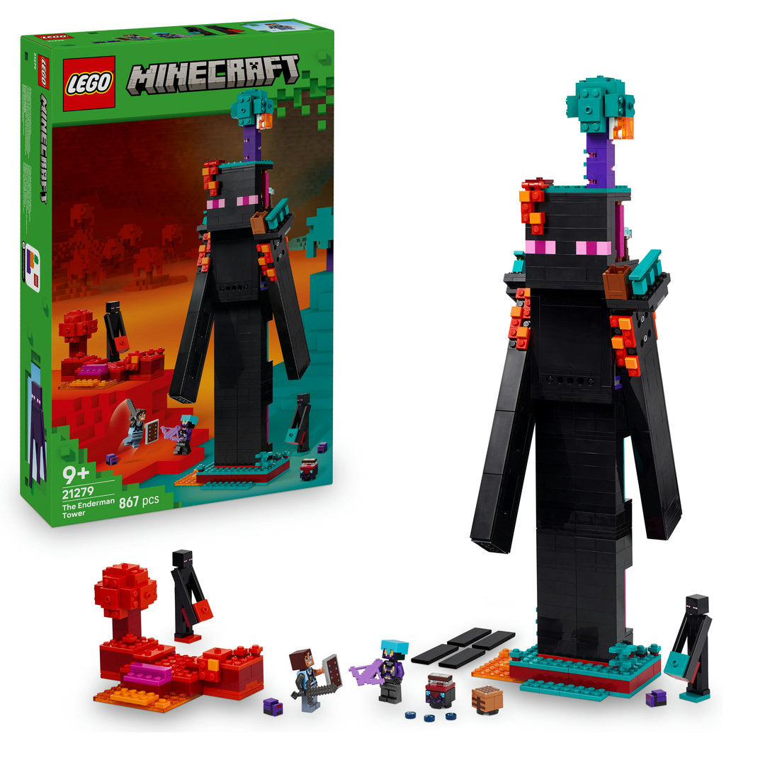 LEGO minecraft de enderman toren gaming