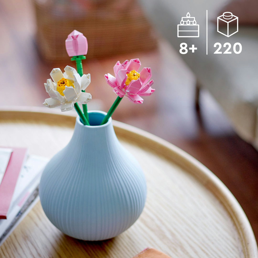 LEGO lotusbloemen bouw- en displayset (220 onderdelen)