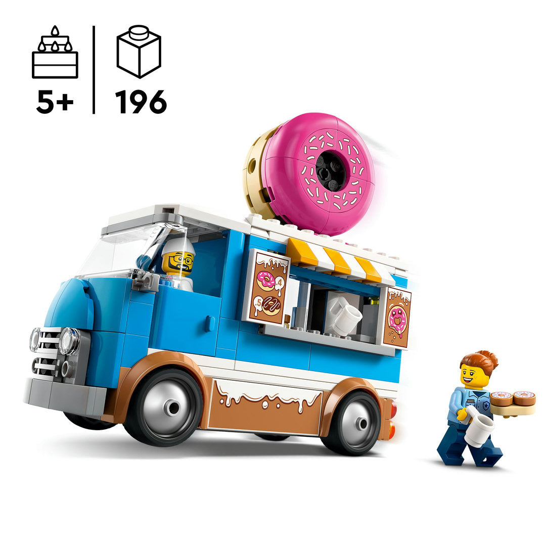 LEGO city donuttruck voor kinderen vanaf 5 jaar