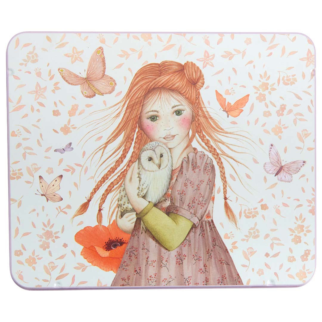 moulin roty kleurpotloden in blik les rosalies - pastel - 50st | 710618 | 4