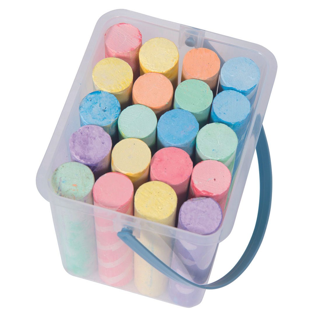 moulin roty stoepkrijt 6 kleuren - 20st | 713135 | 1