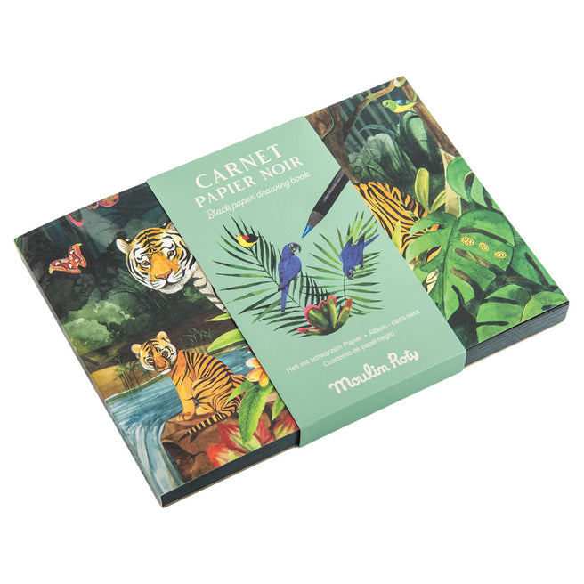 moulin roty schetsboek zwart - tout autour du monde | 719103 | 2