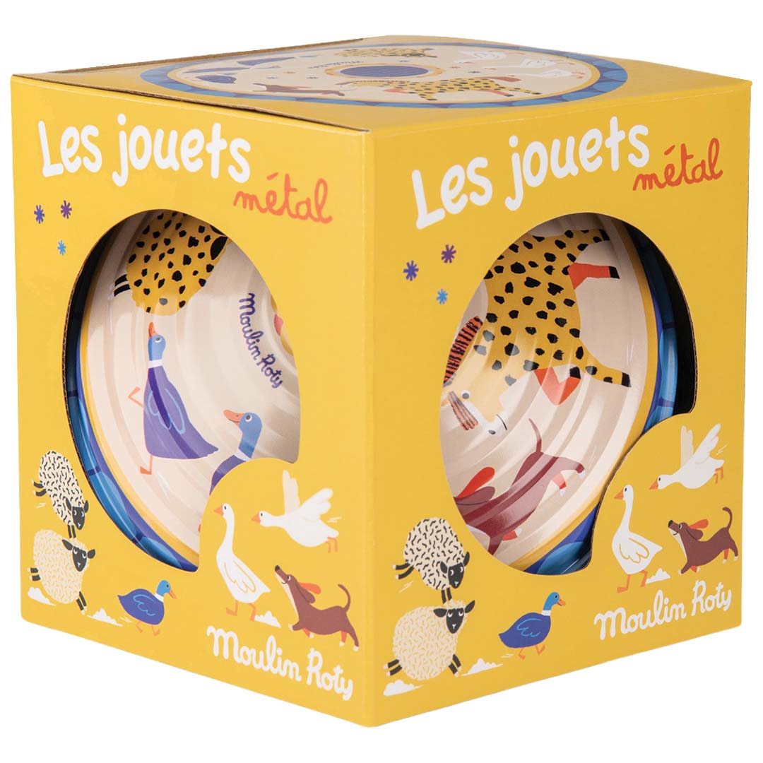 moulin roty tol les jouets métal - boerderijdieren - blauw | 720501 | 2