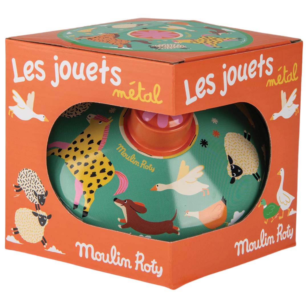 moulin roty tol les jouets métal - boerderijdieren - groen | 720502 | 3