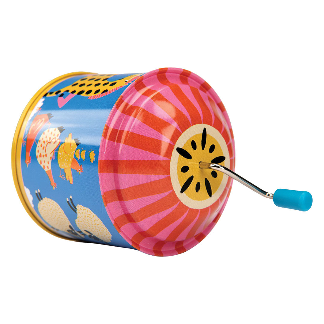 moulin roty muziekdoos les jouets métal - boerderijdieren | 720503 | 2
