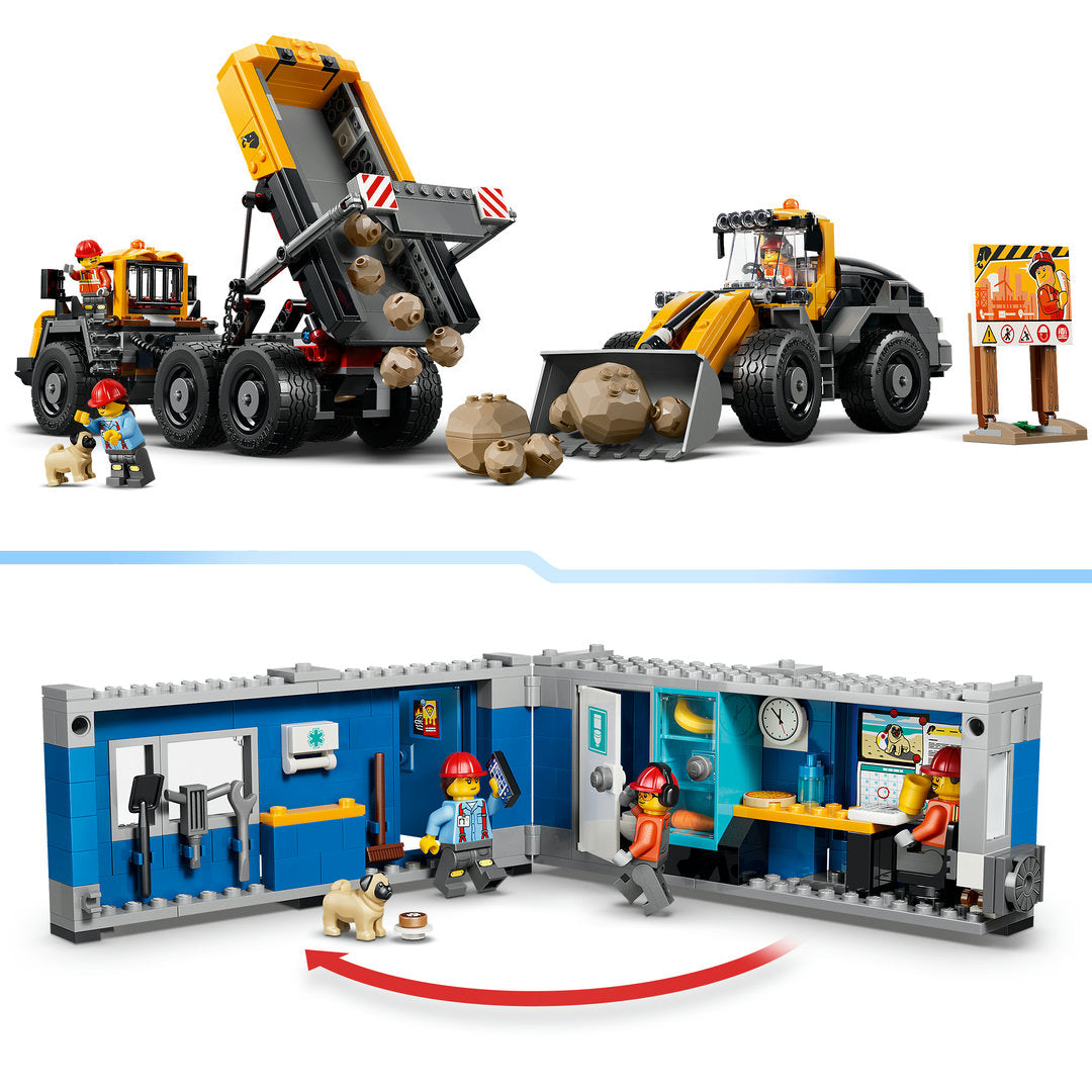 lego city kiepwagen en voorlader voertuig | 60494 | 2