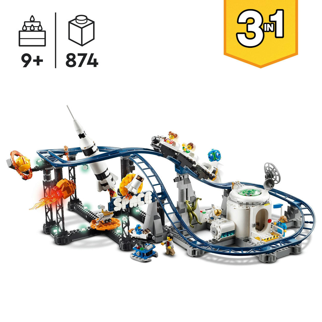 LEGO creator ruimteachtbaan (874 onderdelen)