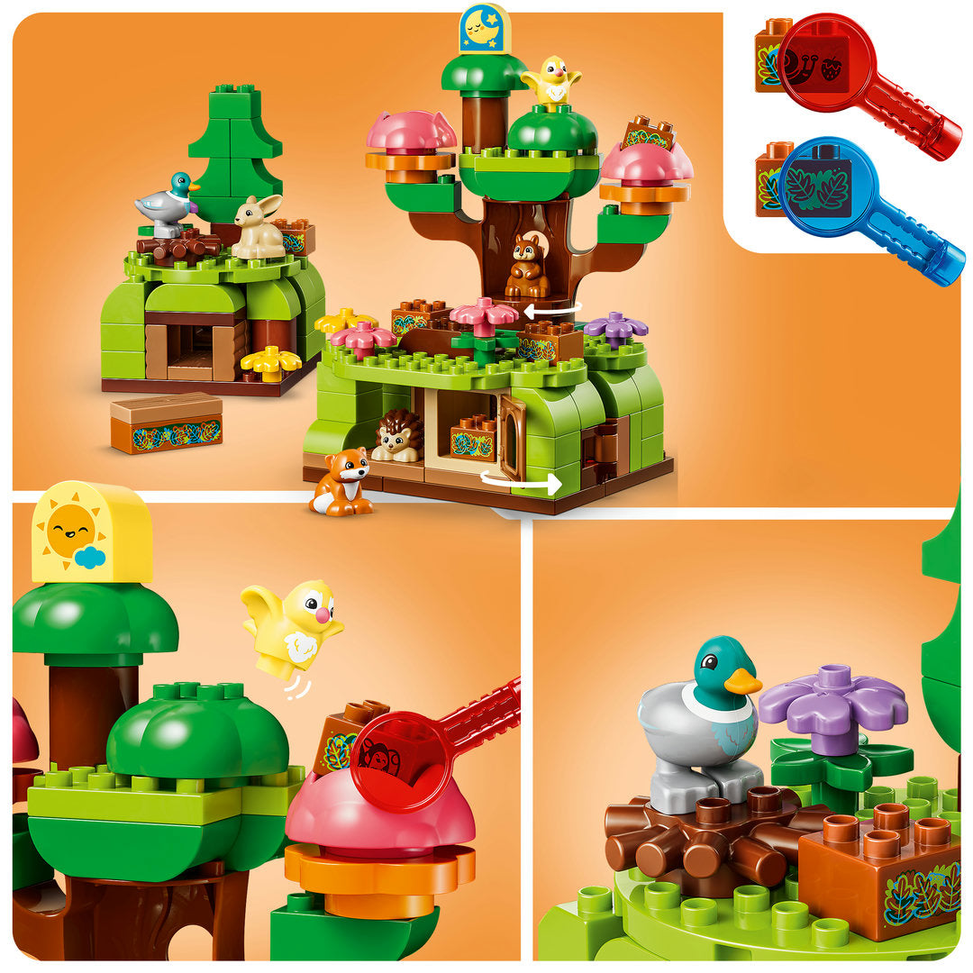 lego duplo ontdekkingsbos met wilde dieren | 10480 | 2