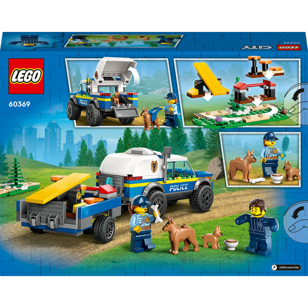 LEGO city mobiele training voor politiehonden  bouw- en speelset (197 onderdelen)