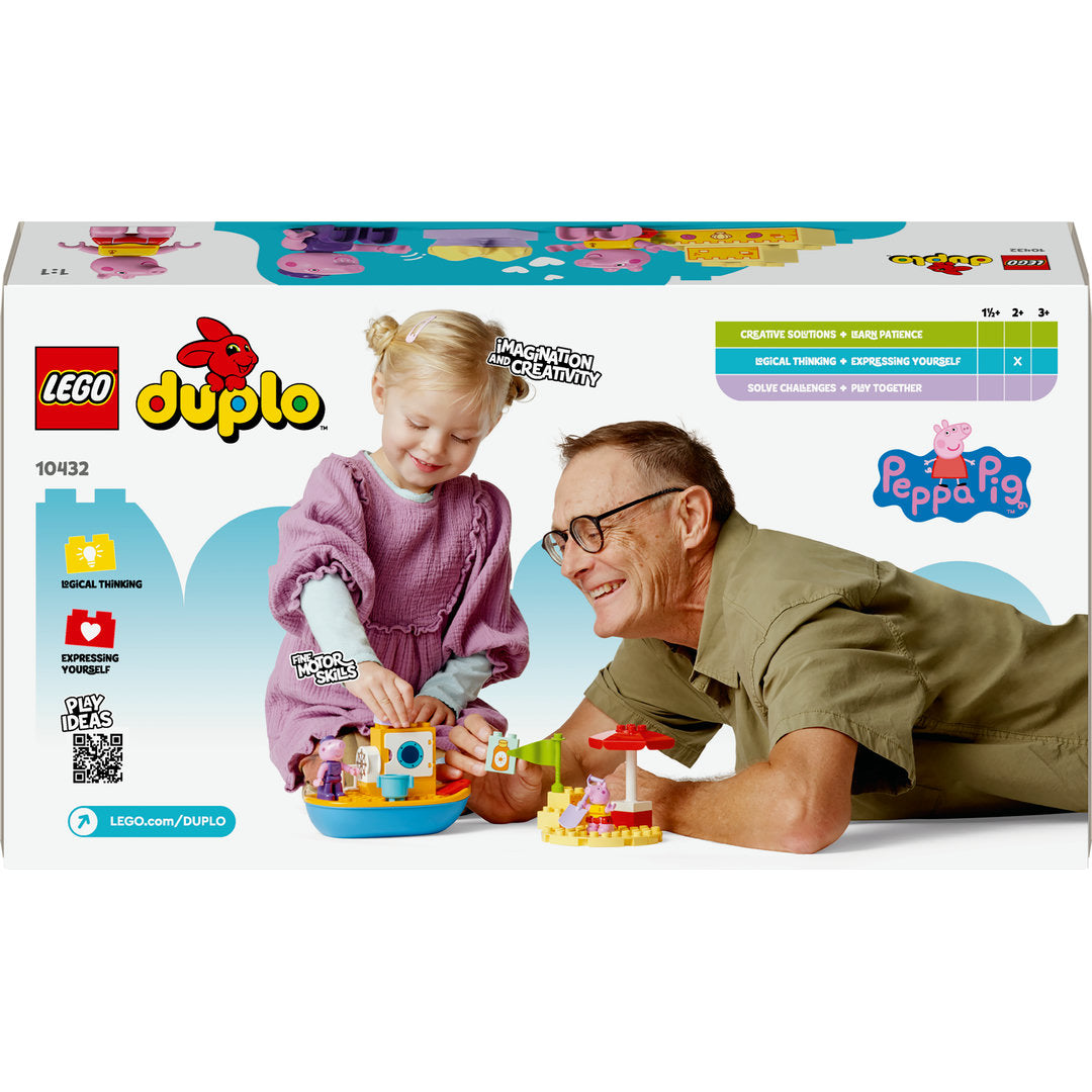 LEGO DUPLO peppa big bootreis speelset
