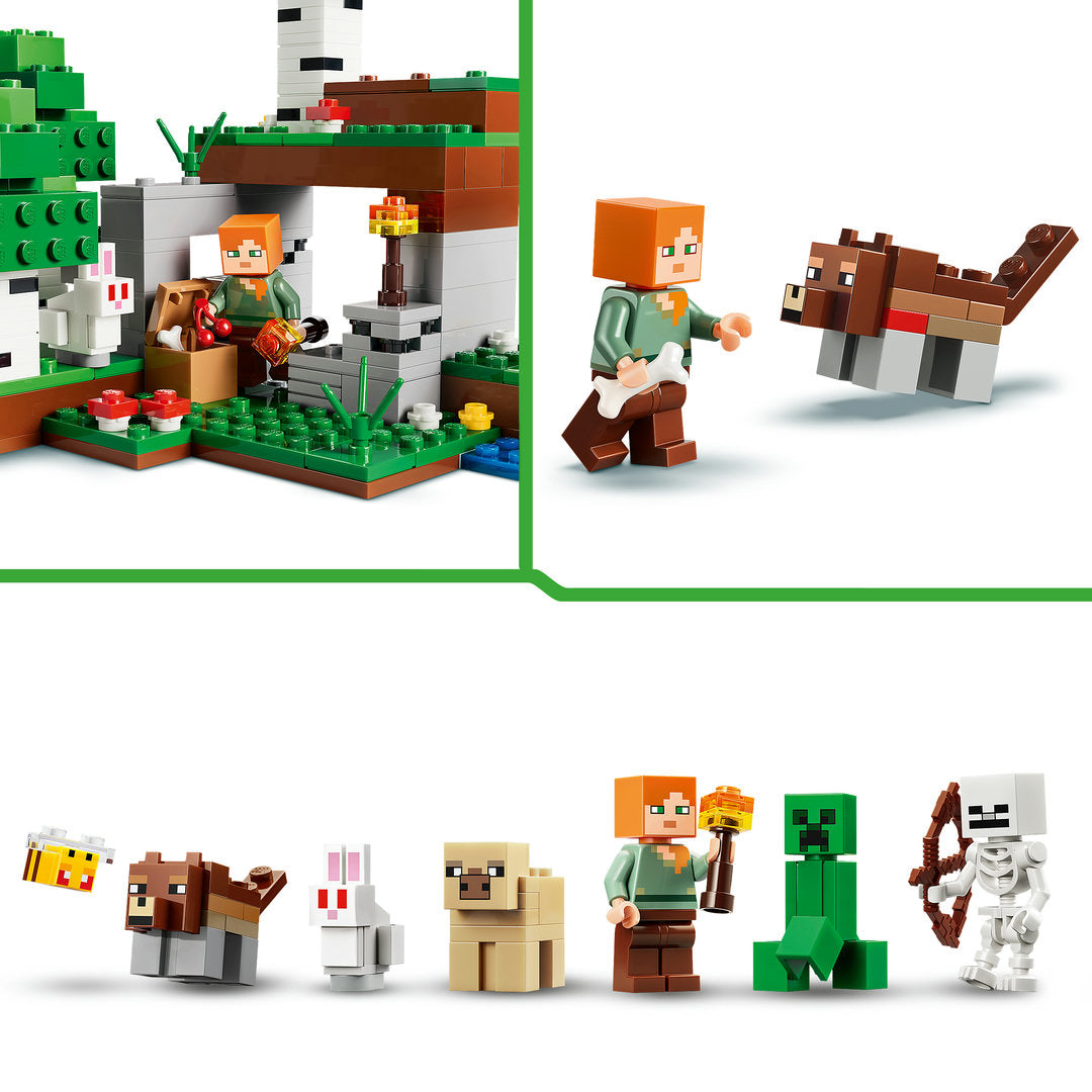 lego minecraft eerste nacht-avontuur | 21593 | 3