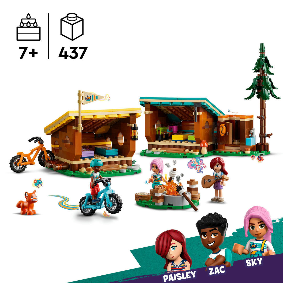 LEGO friends avonturenkamp knusse boshutten