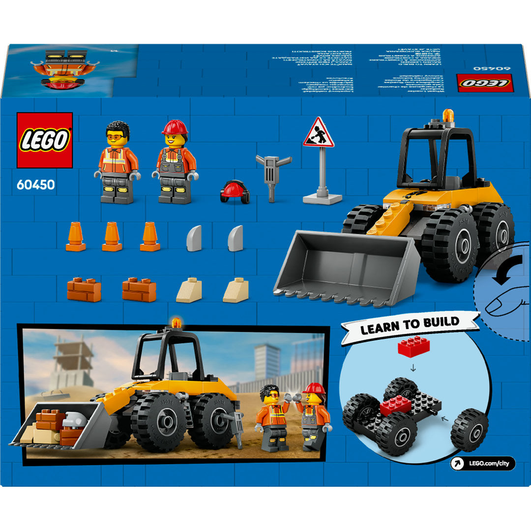 LEGO city gele wiellader bouwbare voertuigset
