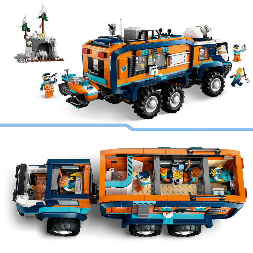 LEGO city laboratoriumtruck op de noordpool bouwset