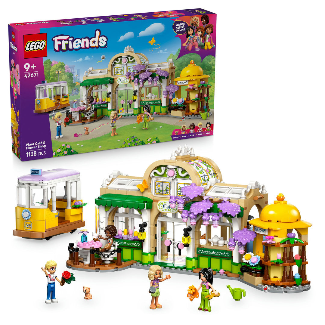 LEGO friends plantencafé en bloemenwinkel bouwset