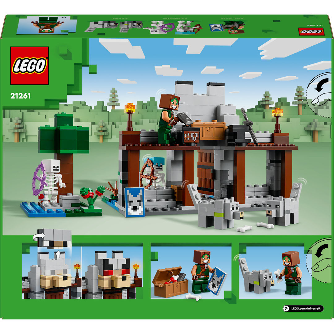LEGO minecraft de wolvenburcht speelset met fort