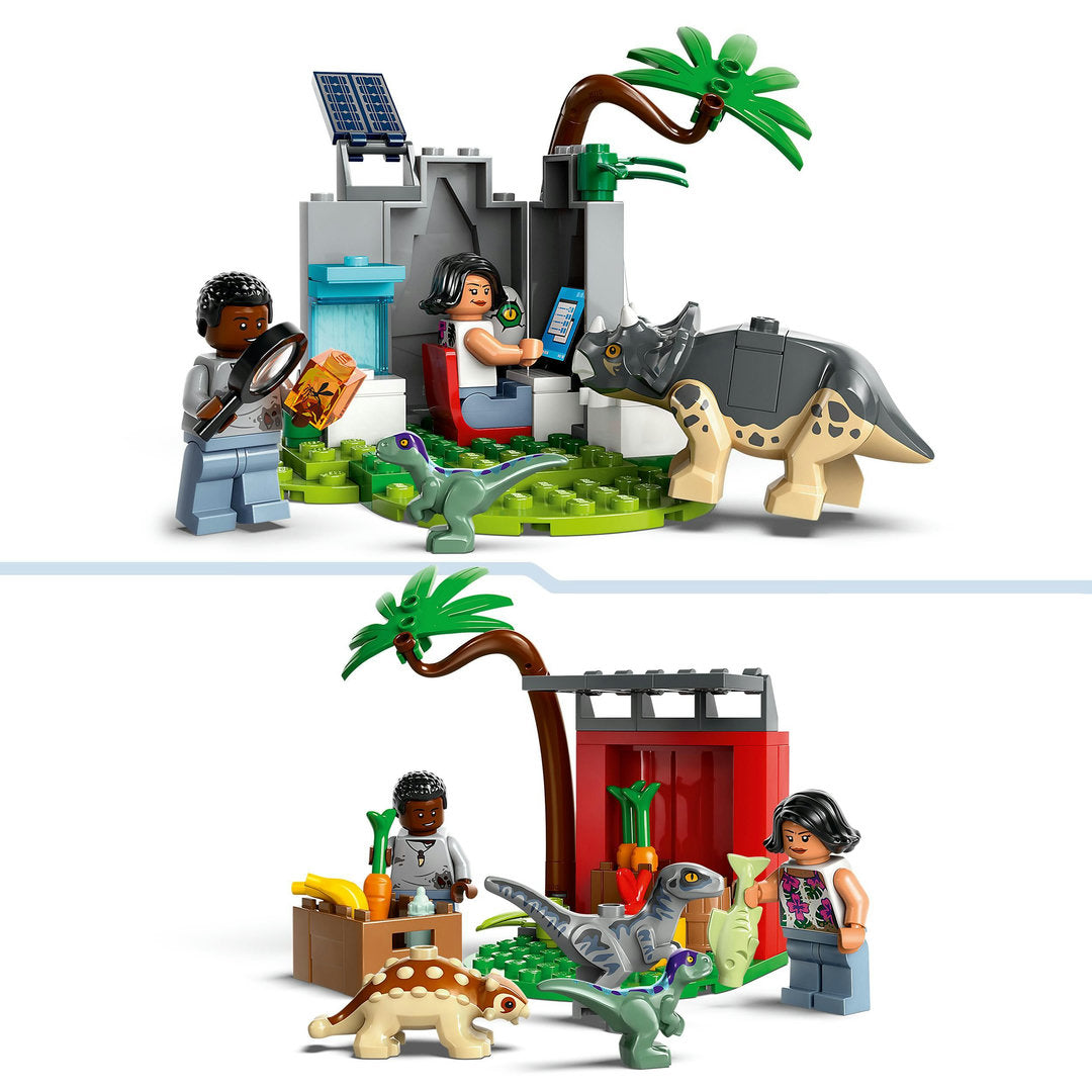 LEGO jurassic world reddingscentrum voor babydinosaurussen