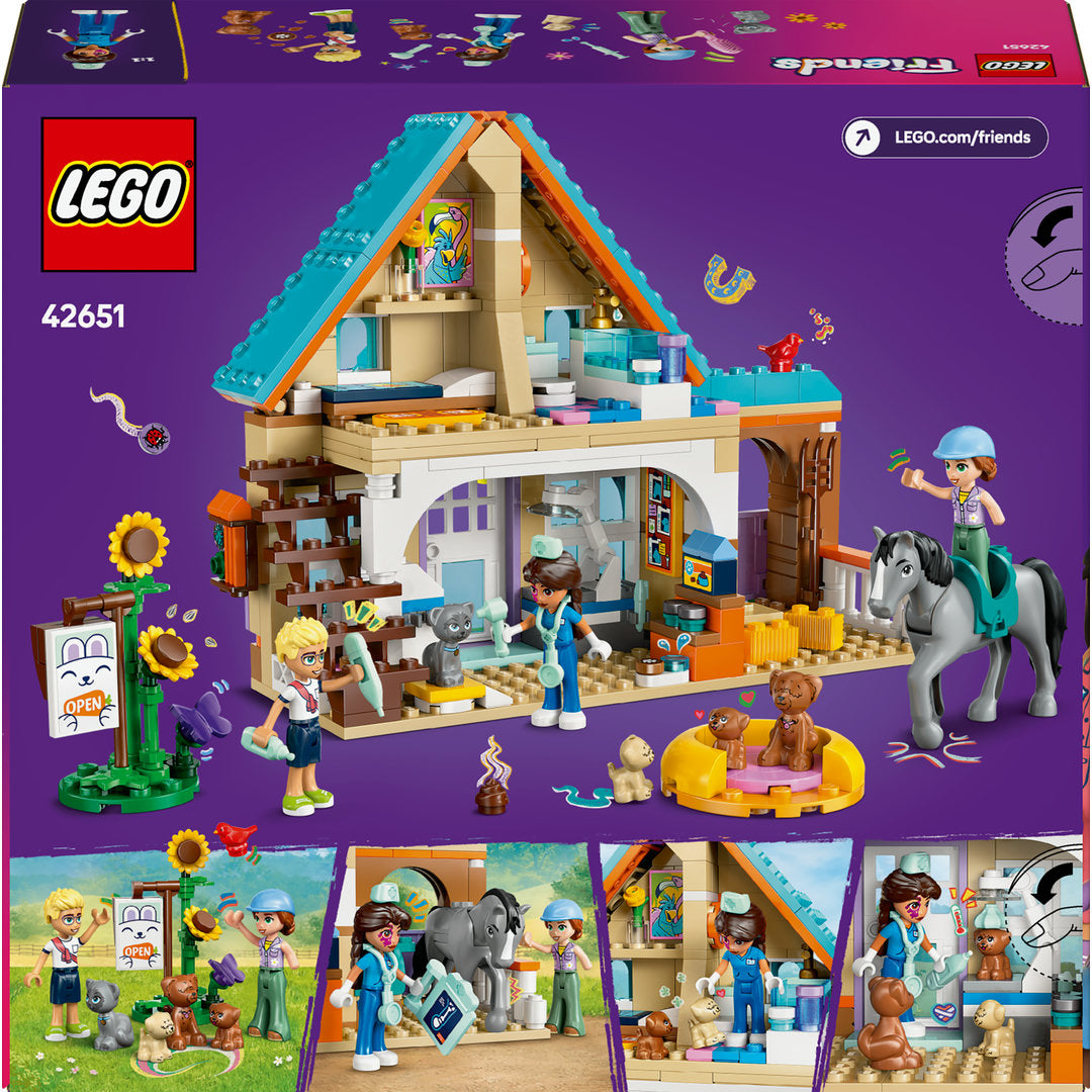 LEGO friends dierenkliniek voor paarden en huisdieren