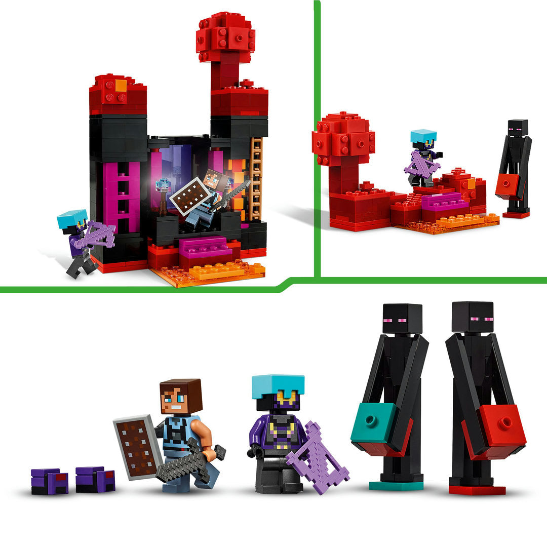 LEGO minecraft de enderman toren gaming
