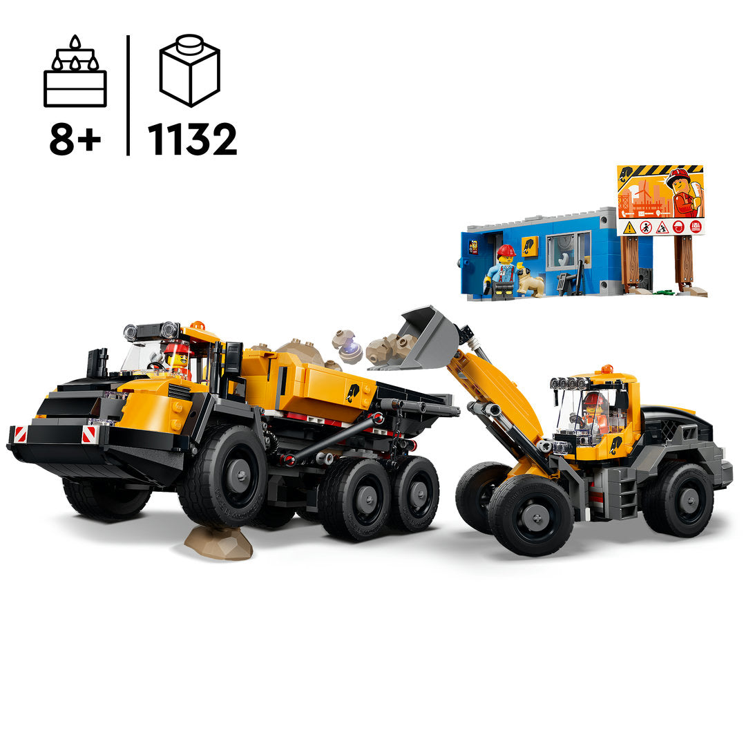 lego city kiepwagen en voorlader voertuig | 60494 | 1
