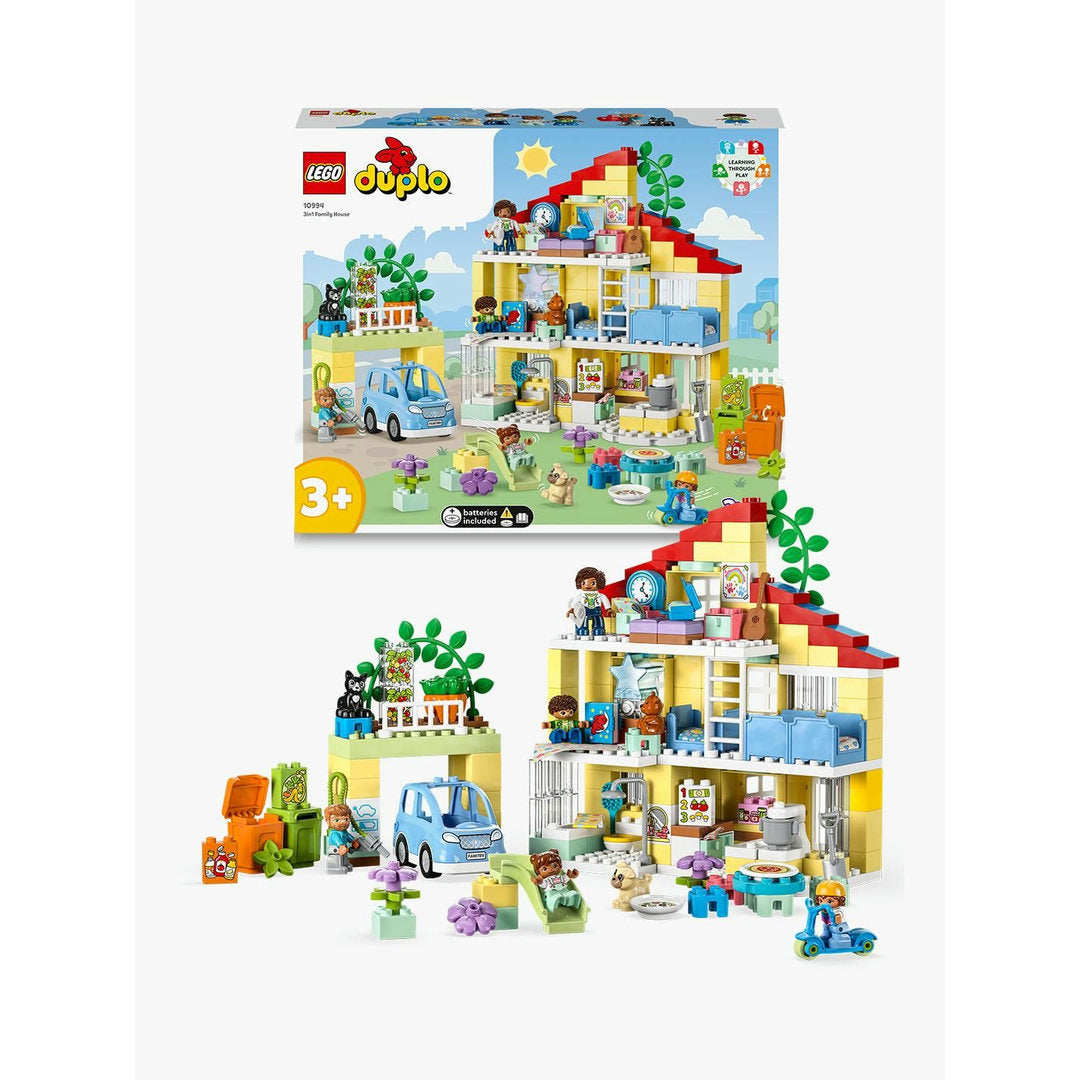 LEGO DUPLO stad 3-in-1 familiehuis (218 onderdelen)
