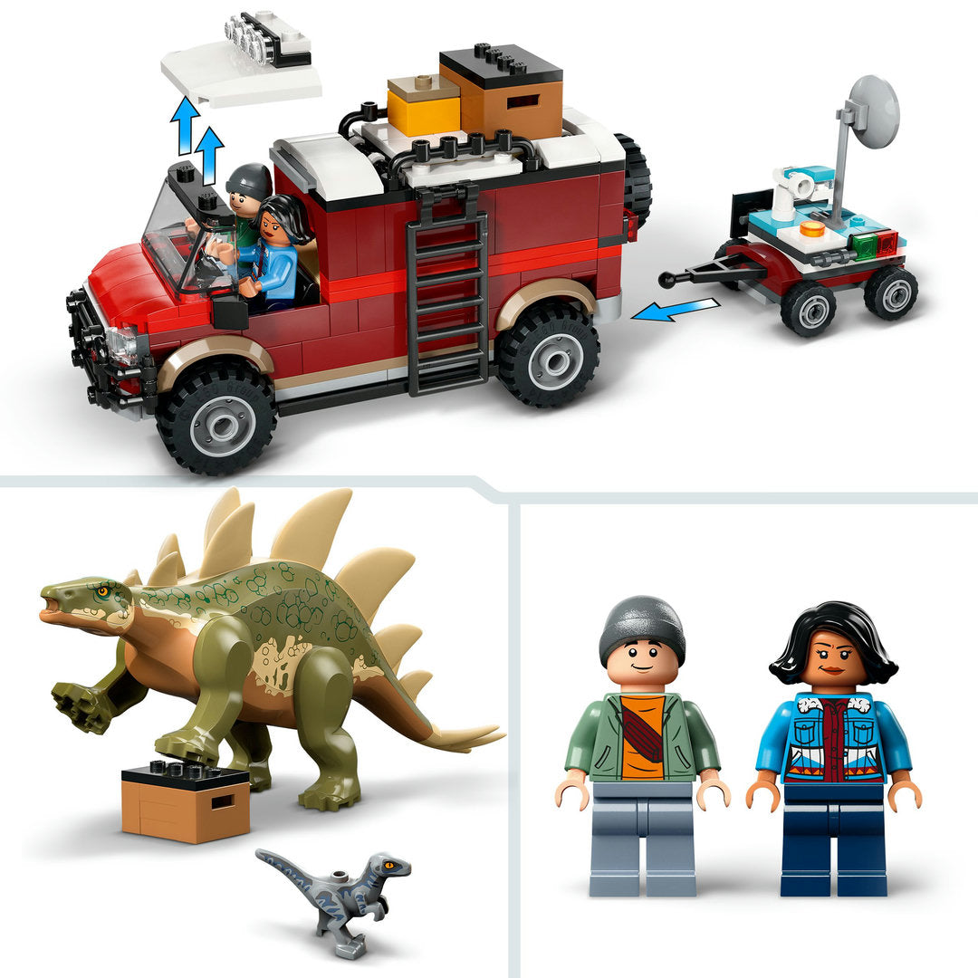 LEGO jurassic world dinosaurusmissies stegosaurus ontdekking