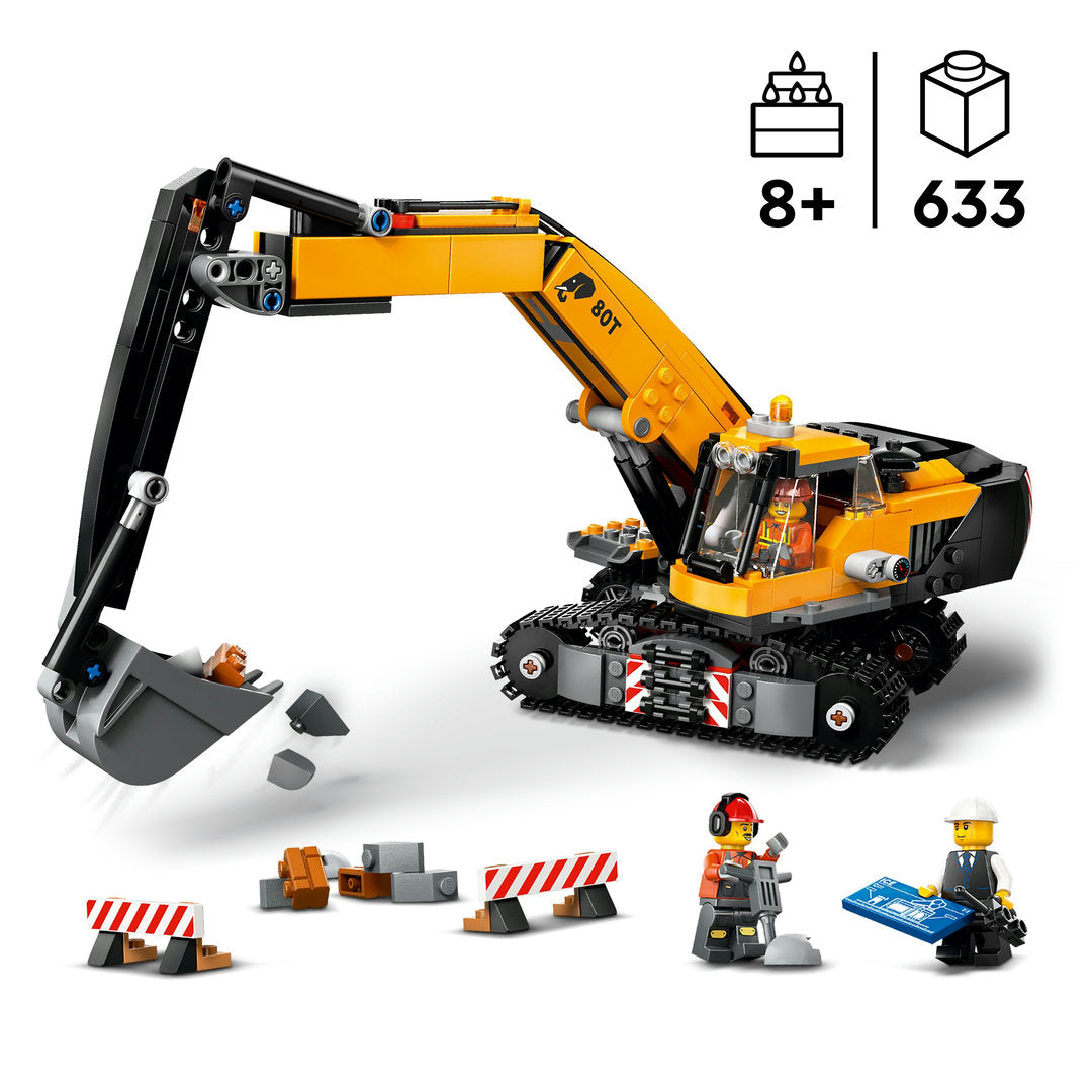 LEGO city gele graafmachine set