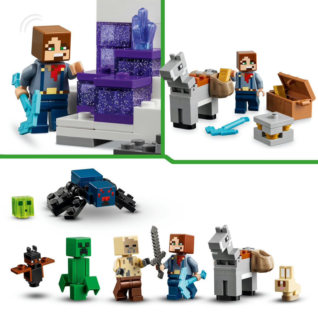 LEGO minecraft de woestenijmijnschacht