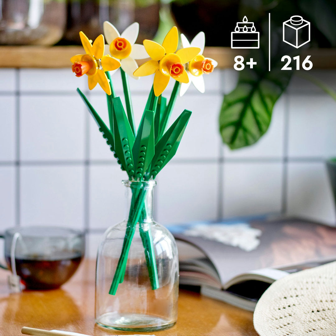 LEGO botanicals narcissen feestelijk cadeau