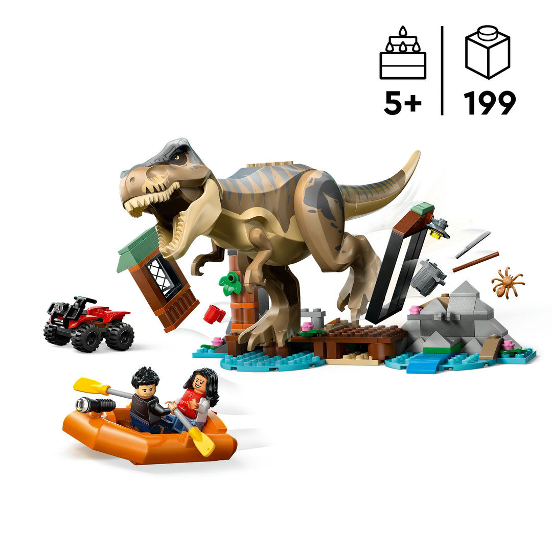 LEGO jurassic world t. rex rivierontsnapping bouwset