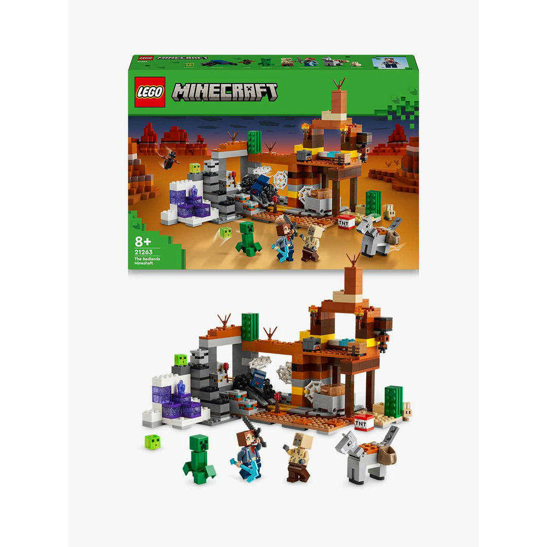LEGO minecraft de woestenijmijnschacht