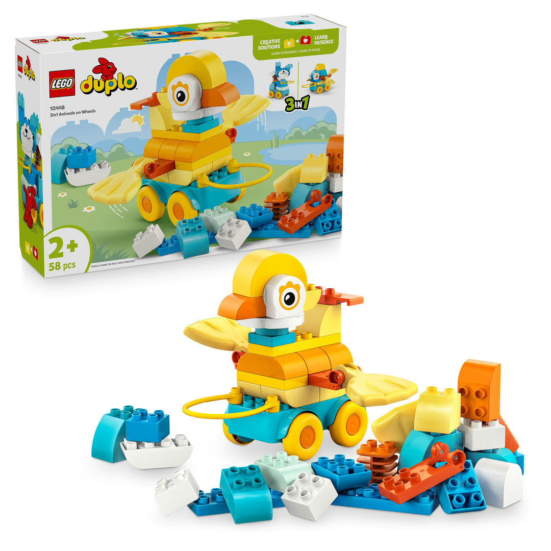 LEGO DUPLO stad 3-in-1 dieren op wielen