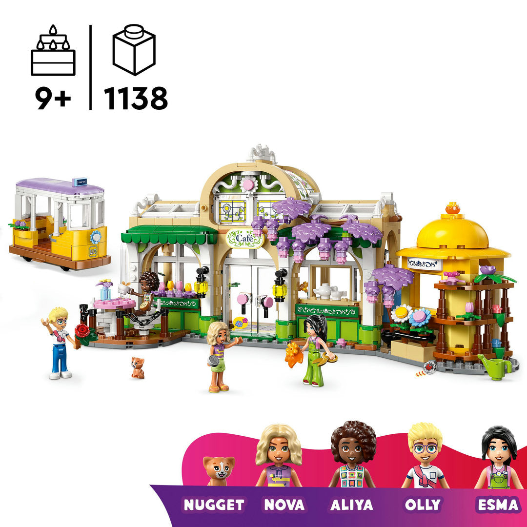 LEGO friends plantencafé en bloemenwinkel bouwset